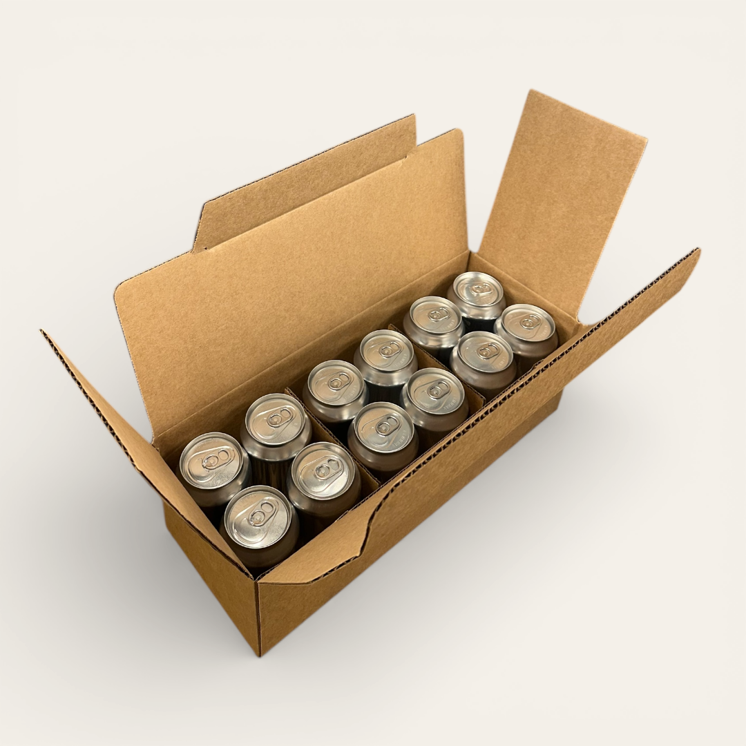 12 Pack Beverage 16oz Can Shipping Box – Whale Pod Shipper