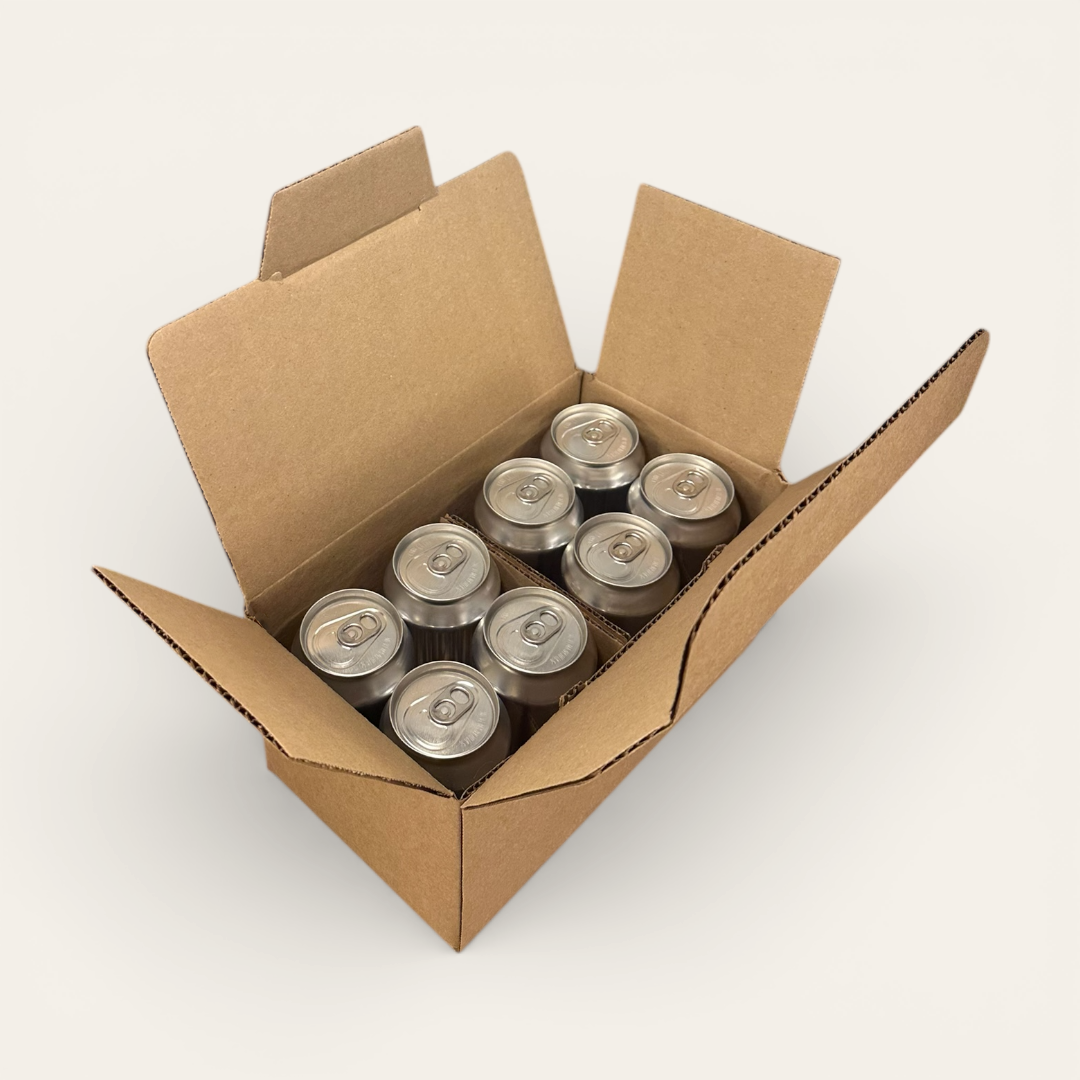 8 Pack Beverage 16oz Can Shipping Box – Whale Pod Shipper
