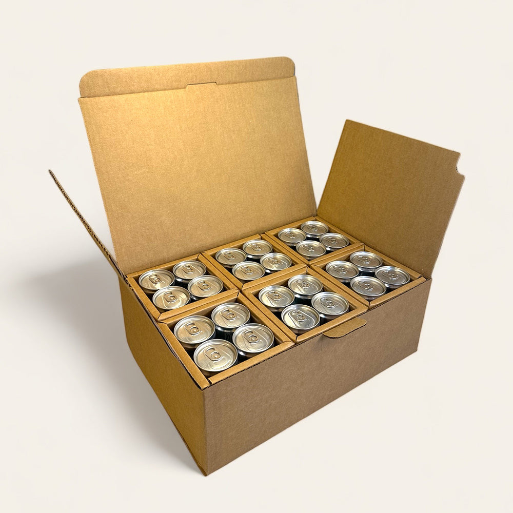 24-Pack 250ml Slim Can Shipping Box – Whale Pod Shipper