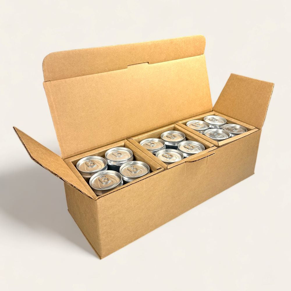 12-Pack 7.5oz 8oz Sleek Can Shipping Box – Whale Pod