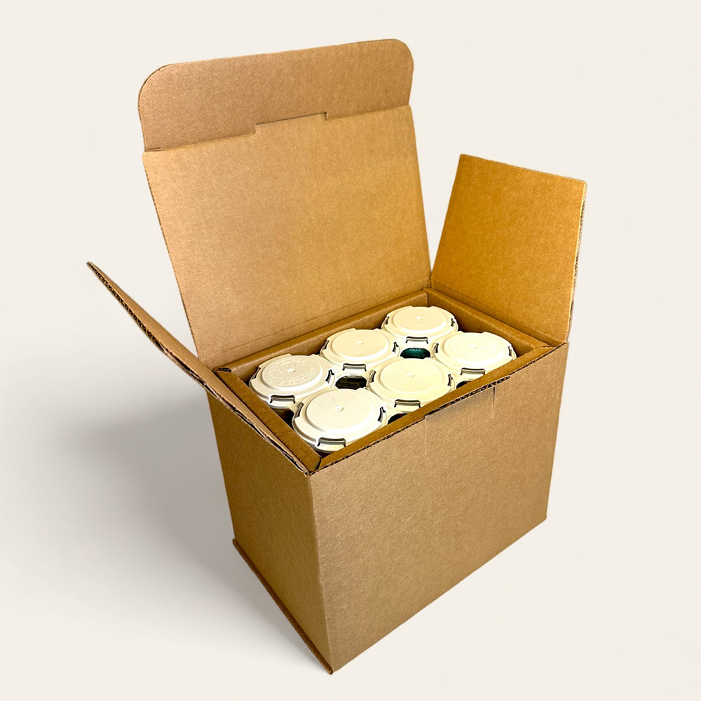 6-Pack Slim Can Shipping Box – Whale Pod Shipper