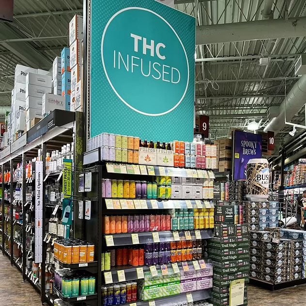 THC Drinks make their way into Liquor and Grocery Stores