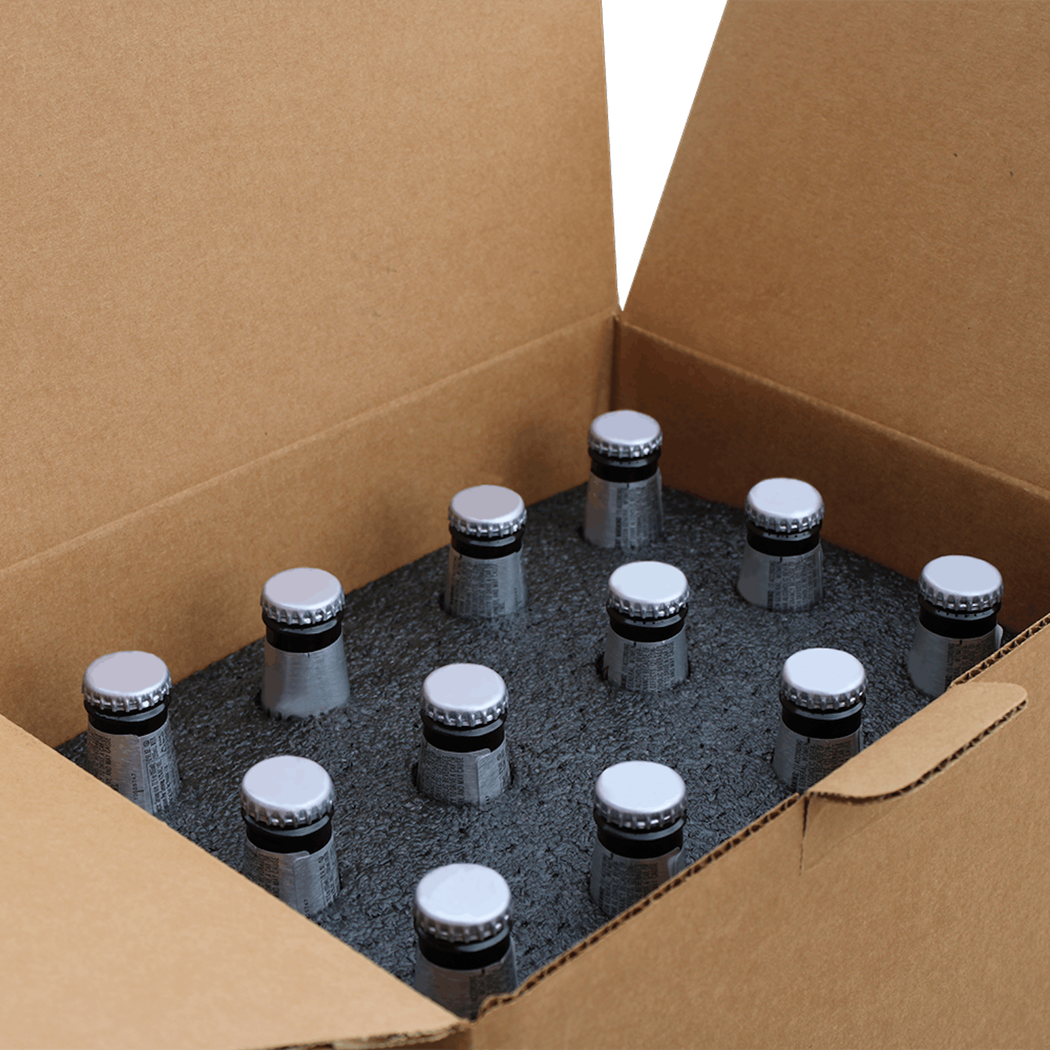 beer bottle shipping boxes 12 pack 12oz