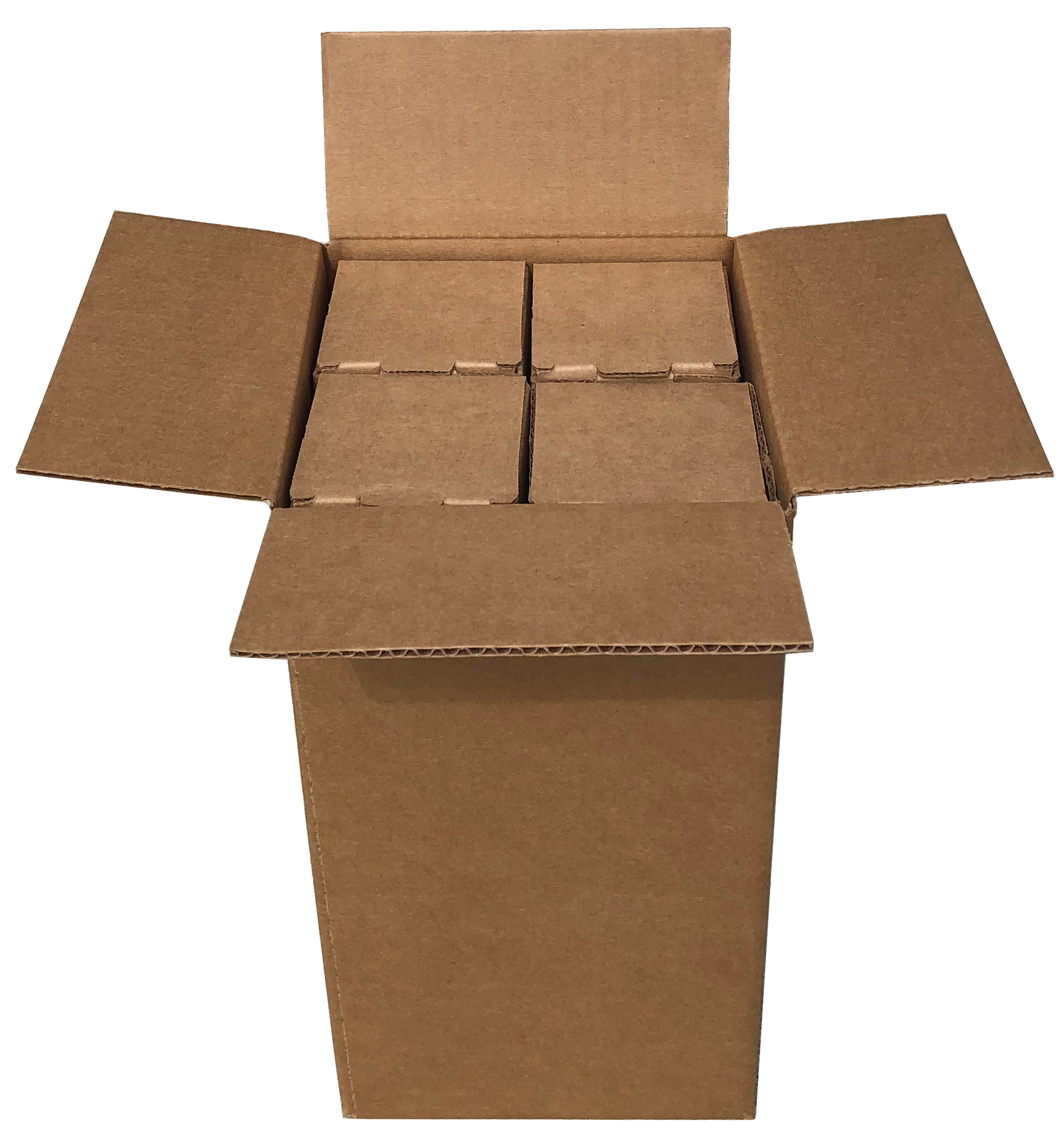 4 bottle beer shipping box