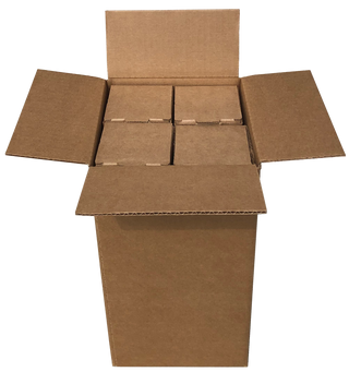 4 bottle beer shipping box