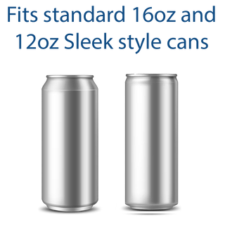 sleek can shipping boxes 16oz 12oz custom printed