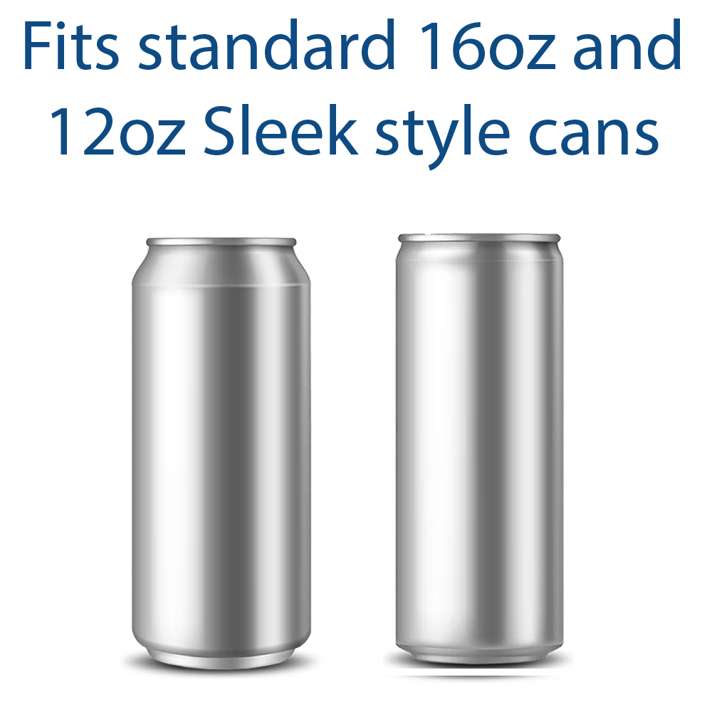 sleek can shipping boxes 16oz 12oz custom printed