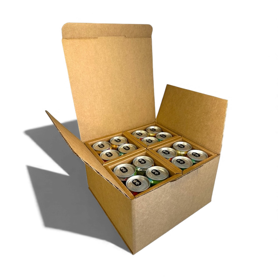 12-Pack Slim Can Shipping Box – Whale Pod Shipper