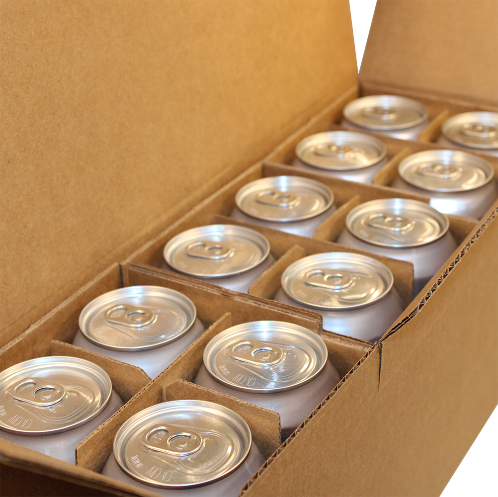 box dividers for cans 16oz partition cardboard