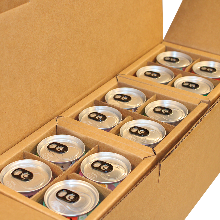 4 Pack Slim Can Divider - Pack of 18 – Whale Pod Shipper